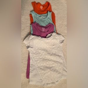 3 tanks NWOT 1 Tshirt (Cat & Jack 5T)